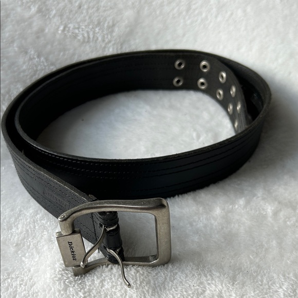 Dickies Black Leather Belt - Picture 1 of 7